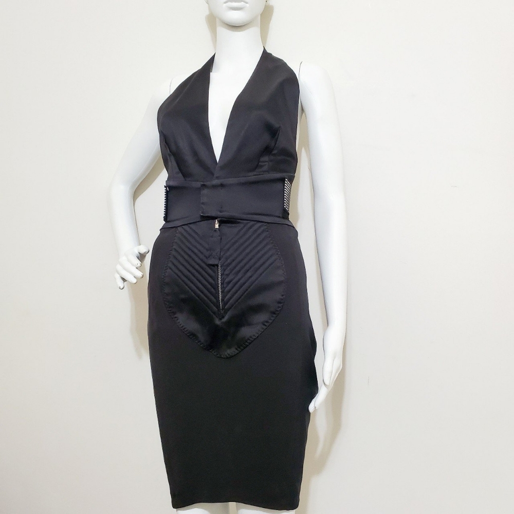 Jean Paul Gaultier Bondage Satin Dress